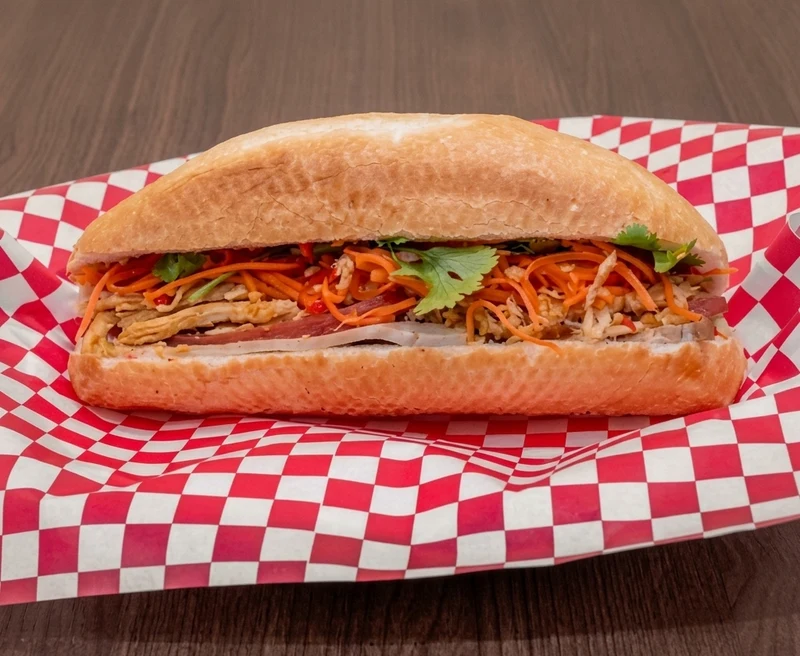 Combo meat banh mi Vietnamese sandwich at Grandma&rsquo;s Kitchen on Dewdney Avenue East, Regina