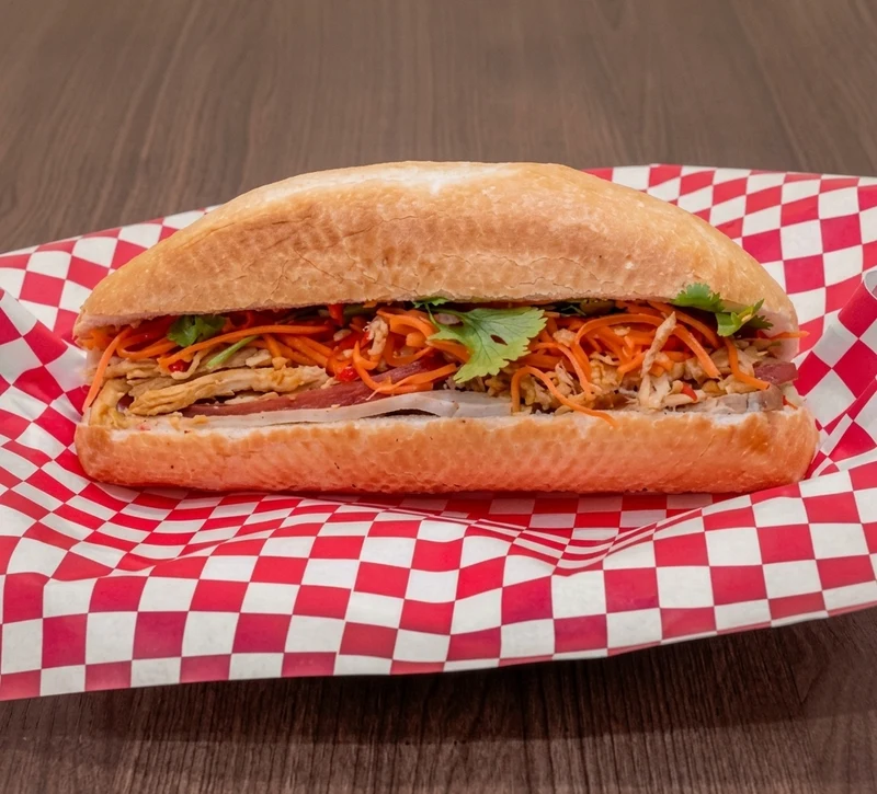 Combo meat banh mi Vietnamese sandwich at Grandma's Kitchen, Regina